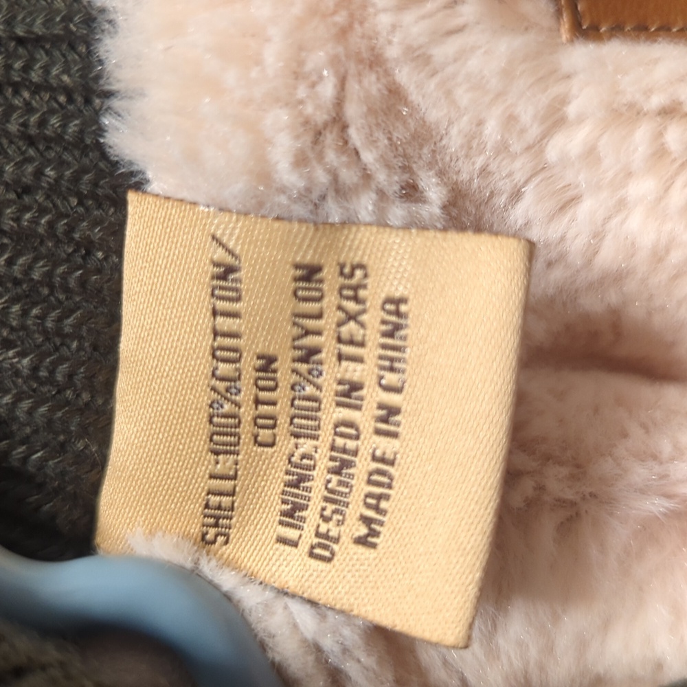 Powder River Outfitters PanhandleSlimGirls Sz S Olive Faux Fur Lined Hooded Vest - Picture 5 of 9